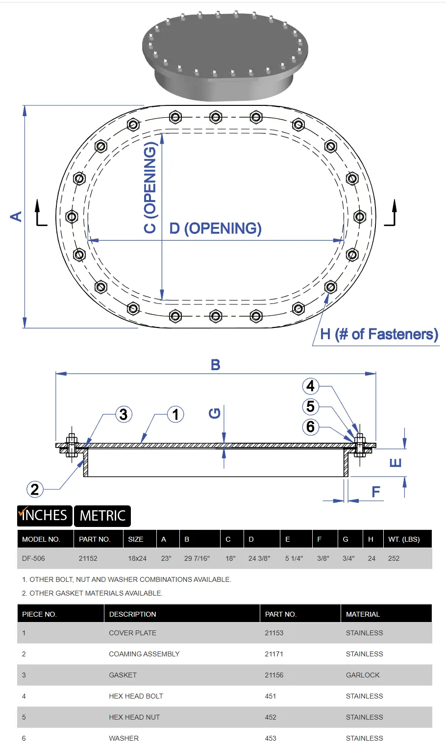 DF-506 product specifications